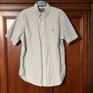 Ralph Lauren men’s blue and white striped size L
